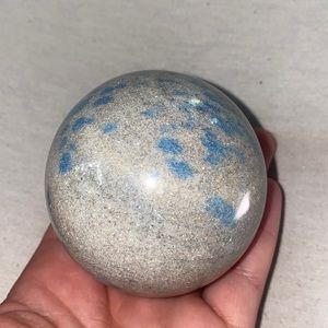 Raindrop Azurite Sphere